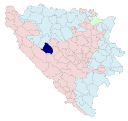 Location of Šipovo within Republika Srpska, Bosnia and Herzegovina