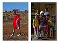 "Alter Gogo" is a diptych portrait series featuring a group of grandmothers who are members of the Gogo Getters Football Club in Orange Farm, South Africa. For them, playing football is more than a recreational activity; it's also had a profound social and physical impact on their lives