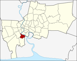 Khet location in Bangkok