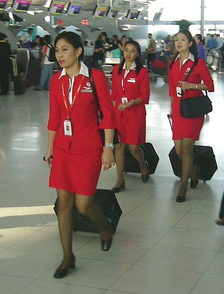 File:Asian flight attendants.jpg