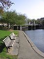 Bridge adjoining sides of Boston Public Garden.