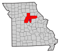 A map of the Columbia-Moberly-Mexico combined statistical area