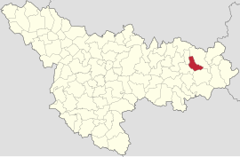 Location in Timiș County