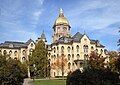 The Golden Dome at the University of Notre Dame, built following the 1879 fire