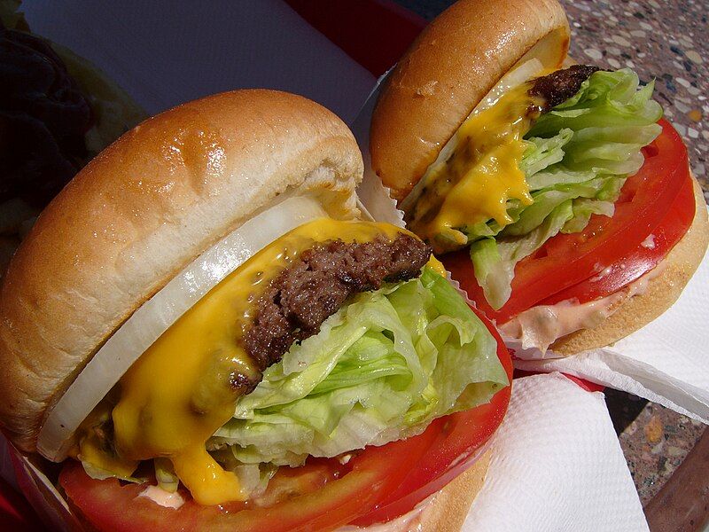 File:In-N-Out Burger cheeseburgers.jpg