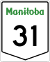 Provincial Trunk Highway 31 marker