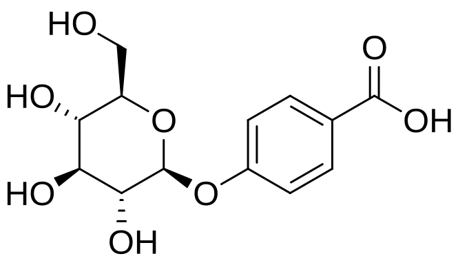 File:P-hydoxybenzoic acid glucoside.svg