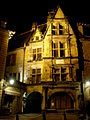 Sarlat french medieval city by night