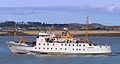 Scillonian III off St Mary's approaching the pier