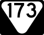 State Route 173 marker