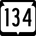 State Trunk Highway 134 marker