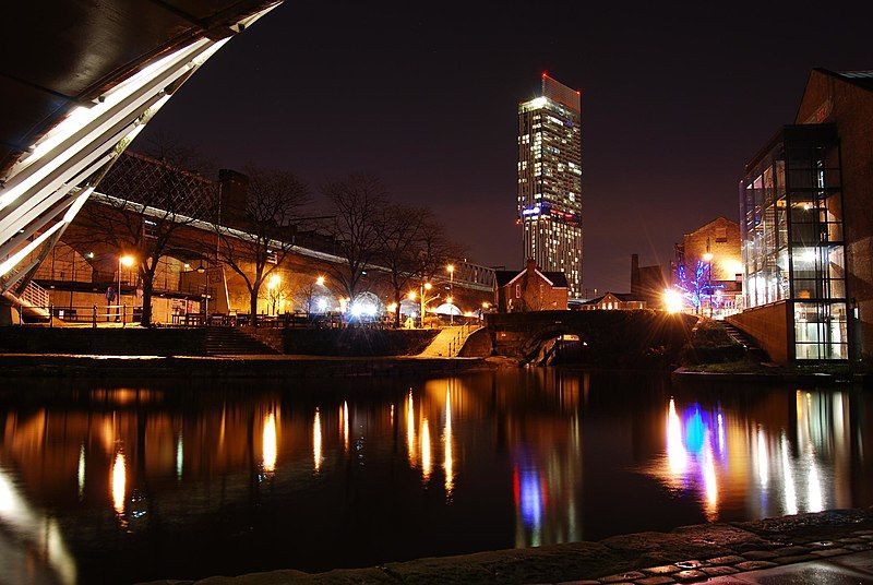 File:Castlefield at night.jpg