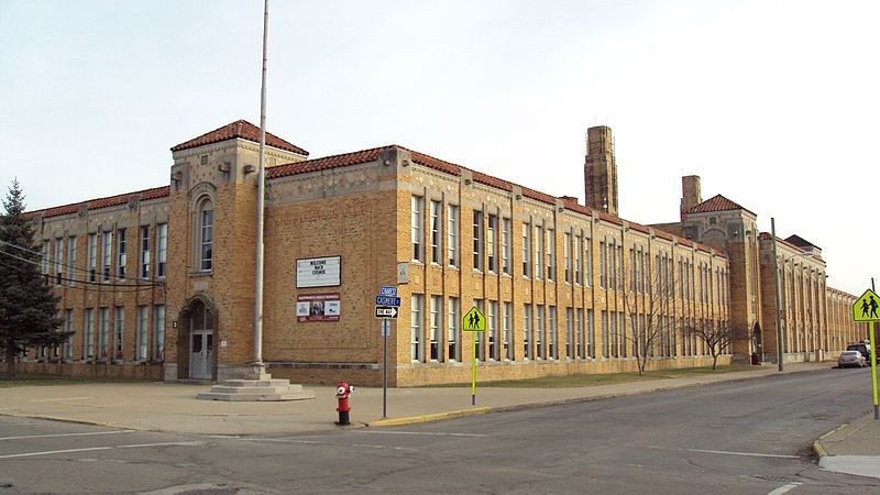 File:HamtramckHighSchool Michigan.jpg