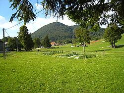 View of Lokve and Škol Hill