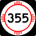 State Road 355 marker