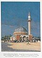 German propaganda image of the mosque in Halbmondlager near Berlin (1915)