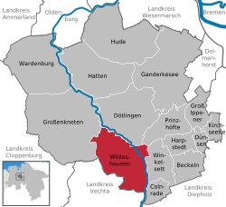 Location of Wildeshausen