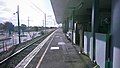 North-west bound view from Platform 1, March 2018