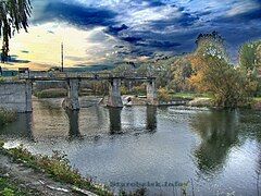 Starobilsk dam on Aidar River