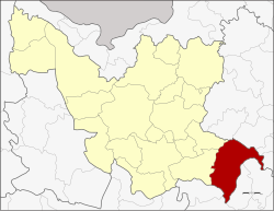 District location in Udon Thani province