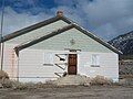 The historic meeting house in Cherry Creek, Nevada.