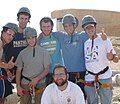 Rappelling in Negev