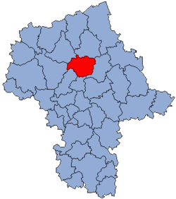 Location within the voivodeship