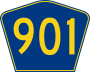 Highway 901 marker