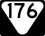 State Route 176 marker