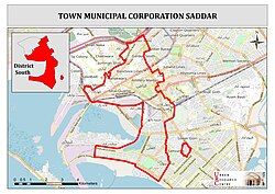 Saddar Town Map