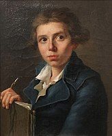 Jacques Louis David as a teenager