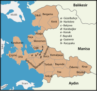 Districts of the İzmir Province