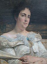 Portrait of Barbara Allison Armour by Sir Lawrence Alma Tadema, 1865