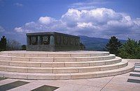 The crypt at Hartmannswillerkopf.