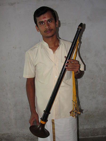 File:A Nadaswaram Artist.JPG