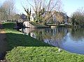 View of the lock and former wharf area