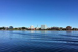 Sydney waterfront as viewed from Westmount