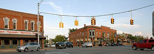 Southeast corner of Washington and Burdick