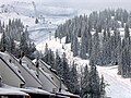 View from the base of Jahorina ski resort