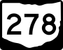 State Route 278 marker