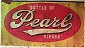 1940s Pearl tin sign (Staats Collection)