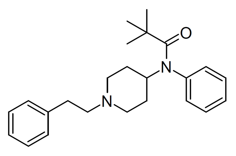 File:Pivaloylfentanyl structure.png