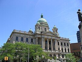 Onondaga County Courthouse at Columbus Circle in Syracuse