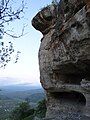 A large corner cave