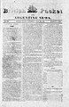 edition of Saturday July 5, 1845 with news regarding the murder of Esteban Achinelly