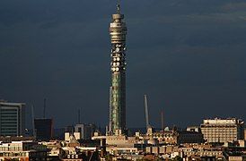 BT Tower from Queen's Tower, 2007