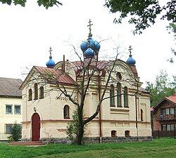 An Orthodox church in Bukiškis