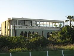 The former home of the village sheikh, aka "The Green house", presently part of Tel Aviv University