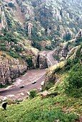 A view of the Cheddar Gorge, designated as an SSSI for both its biological and its geological interest.