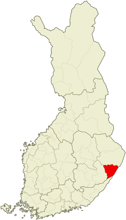 Location of Central Karelia